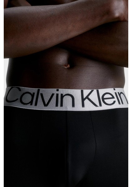 Calvin Klein Logolu 3 Pack Boxer 000NB3075A7V1 Erkek Boxer 000NB3075A 7V1