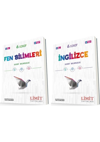 6. Sınıf Fen Bilimleri - Ingilizce Soru Bankası Seti 2 Kitap