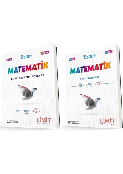 7. Sınıf Matematik - Türkçe Konu Föyleri Seti 2 Kitap