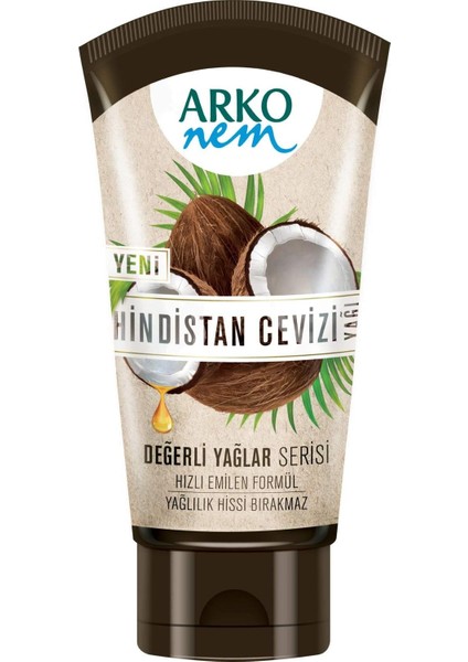 Nem Değerli Yağlar Hindistan Cevizi Nemlendirici El Kremi (60 Ml)