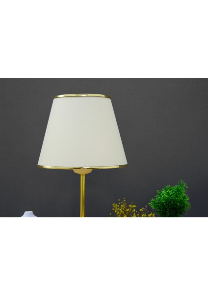 Krem Gold Safir Modern Abajur modelleri