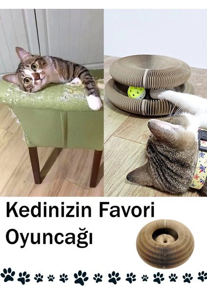 Kedi Tırmalama Oyuncağı / Sihirli Kedi Oyuncağı / Çıngıraklı Tırmalama Panosu fırsatları