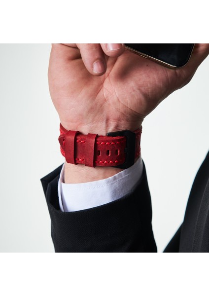 Huawei Watch Deri Kordon Watch GT5 / GT4 Gt 2 3 4 5 Pro 46mm Se 2e Elite Gt2 E Gt2e Gt2pro Gt3 Pro Gt3pro Huawei Watch 4 Pro Ultimate Deri Kordon Kayış 46 22mm Kırmızı fırsatları