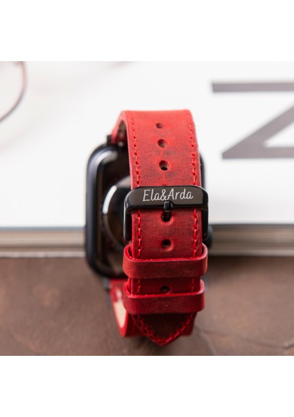 Apple Watch 42MM 44MM 45MM 49MM 3 / 4 / 5 / 6 / Se / 7 / 8 / Ultra Deri Kordon Deri Kayış