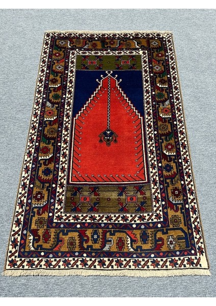 El Dokuma Taşpınar Halısı 121 x 203 Çift Kişilik Seccade Namazlık