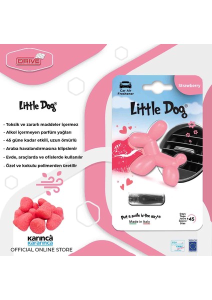 Dog Araba Kokusu Strawberry (Çilek) modelleri