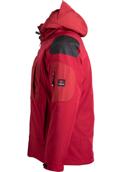 Outdoor Triclimate 3'ü 1 Arada Şişme Montlu Erkek Softshell Kaban