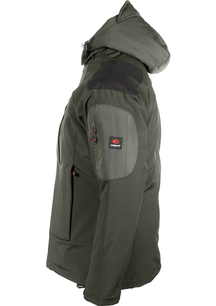 Outdoor Triclimate 3'ü 1 Arada Şişme Montlu Erkek Softshell Kaban