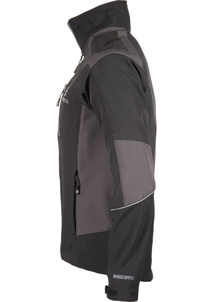 Outdoor Reflektör Baskılı Erkek Softshell Ceket