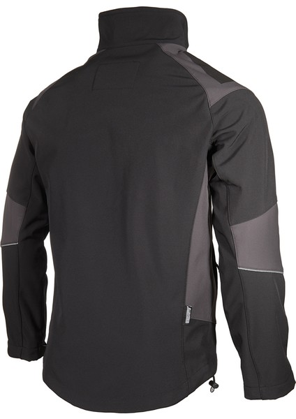 Outdoor Reflektör Baskılı Erkek Softshell Ceket