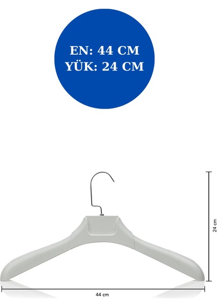 25 Adet Soft Beyaz Abs Plastik Askı Ceket Elbise Askısı Kıyafet Askısı Gömlek Askısı fırsatları
