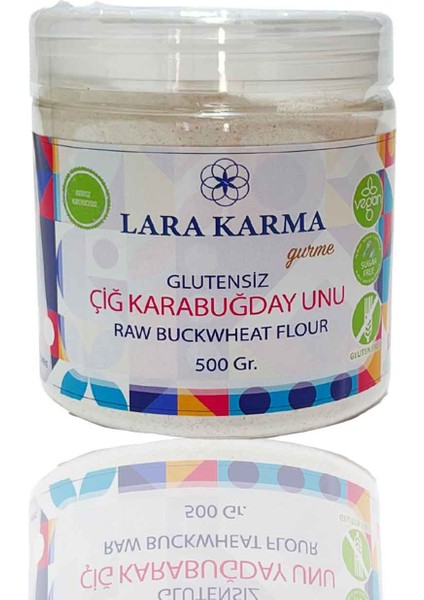 Lara Karma Gurme Glutensiz Çiğ Karabuğday Unu 500 gr x 2