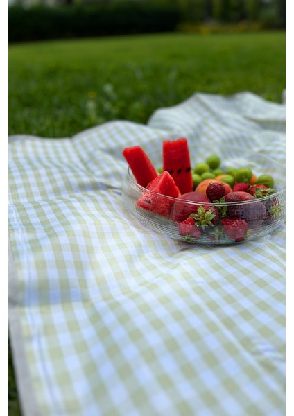 Kareli Suya Dayanıklı Piknik Plaj Kamp Örtüsü 140X150 cm 2-4 Kişilik fiyatları