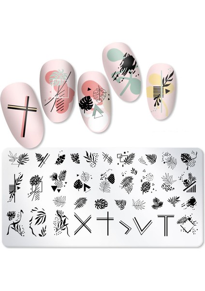 Nail Art Stampa Plakası, Stamper Desen Baskı Paleti modelleri