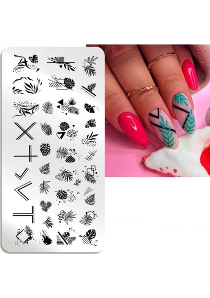 Nail Art Stampa Plakası, Stamper Desen Baskı Paleti fırsatları
