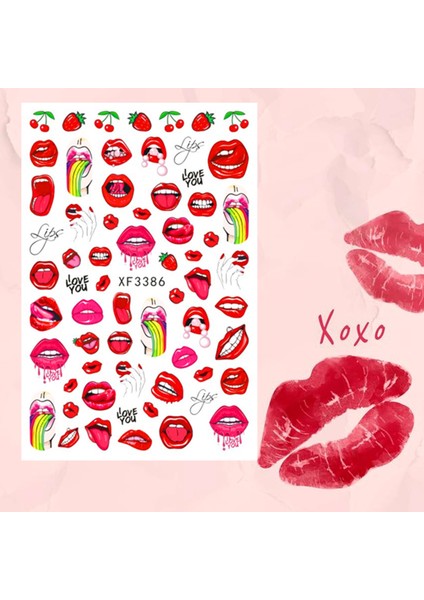 Nail Art Tırnak Süsleme Sticker, Tırnak Dövmesi, Tırnak Tattoo modelleri
