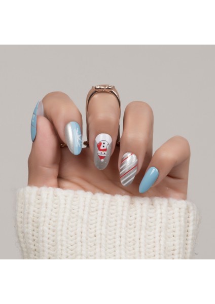 Takma Tırnak Seti 24 Adet Desenli Tırnak ile Hızlı ve Kolay Uygulama modelleri