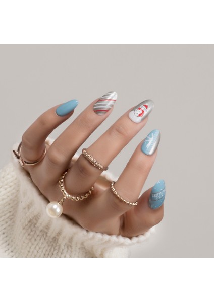 Takma Tırnak Seti 24 Adet Desenli Tırnak ile Hızlı ve Kolay Uygulama fırsatları