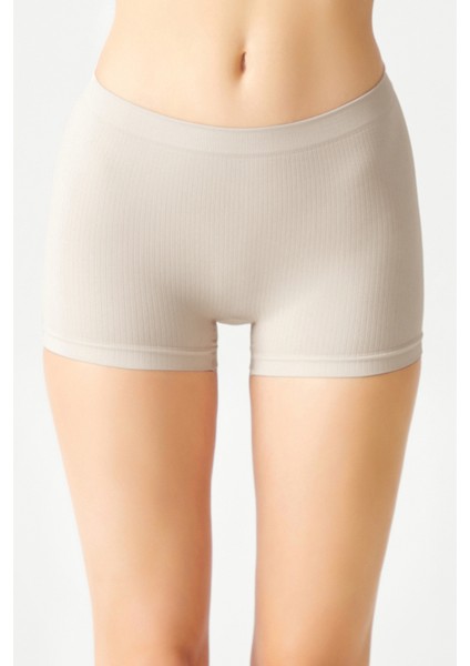 Ten Fitilli Seamless Boxer Külot Ribbed Boyshort fiyatları
