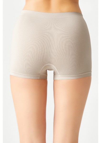 Ten Fitilli Seamless Boxer Külot Ribbed Boyshort fırsatları