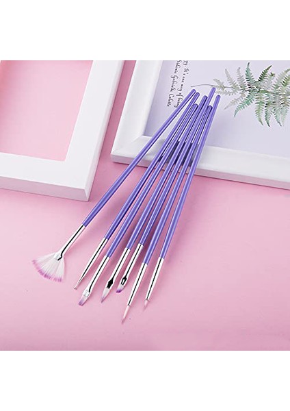 Nail Art Tırnak Süsleme Desen Fırça Seti, Uv Jel Tırnak Boyama Fırçası modelleri