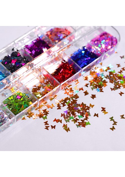 Nail Art Tırnak Süsleme Pul Seti, Kelebek Desenli fiyatları