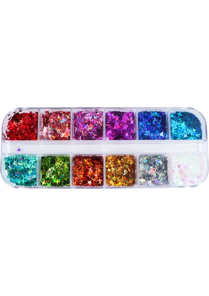 Nail Art Tırnak Süsleme Pul Seti, Yıldız Desenli fiyatları