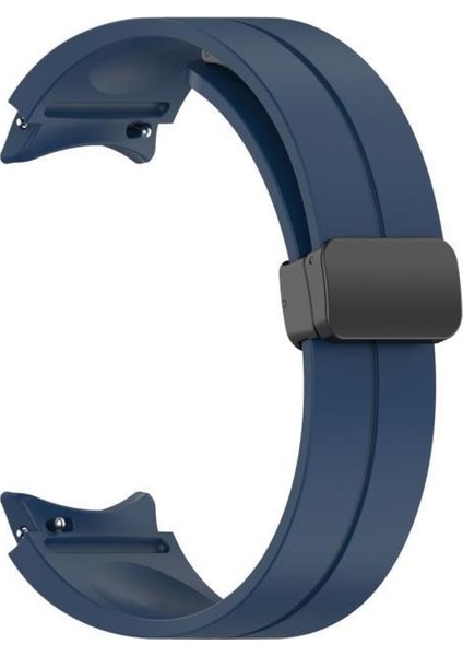 Galaxy Watch 5 44MM Manyetik Klipsli Silikon Lüx Kordon