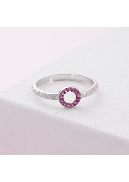 925 Ayar Zirkon Taş Ayarlanabilir Gümüş Yüzük Silver modelleri