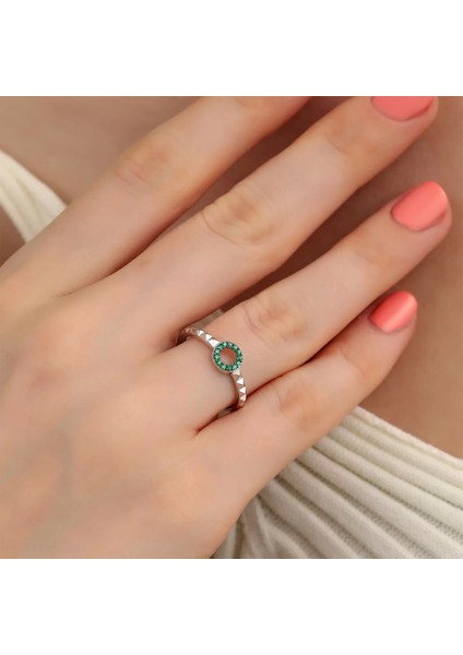 925 Ayar Zirkon Taş Ayarlanabilir Gümüş Yüzük Silver fiyatları