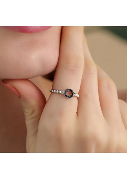 925 Ayar Zirkon Taş Ayarlanabilir Gümüş Yüzük Silver fiyatları