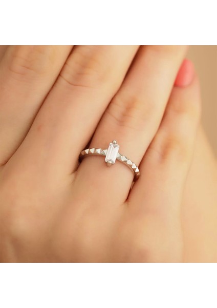 925 Ayar Ayarlanabilir Gümüş Baget Yüzük Silver fiyatları