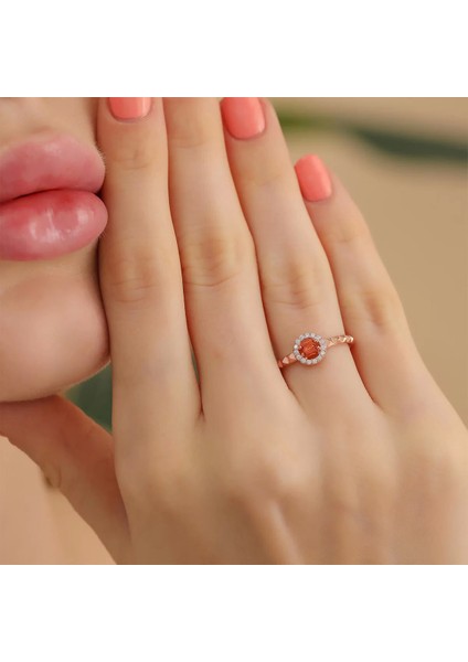 925 Ayar Zirkon Taş Ayarlanabilir Gümüş Yüzük Rose fiyatları