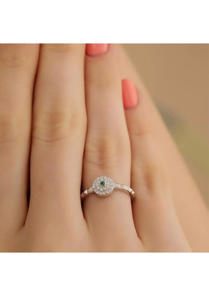925 Ayar Ayarlanabilir Zirkon Taş Gümüş Yüzük Silver fiyatları