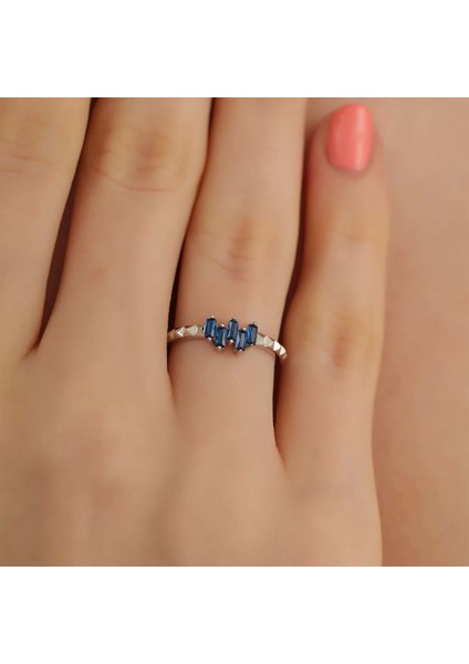 925 Ayar Ayarlanabilir Gümüş Baget Yüzük Silver