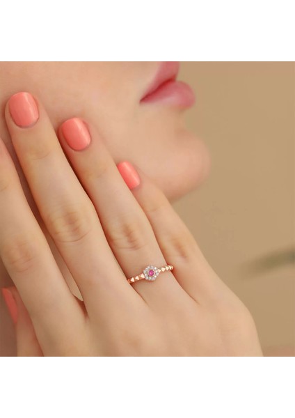 925 Ayar Gümüş Ayarlanabilir Yüzük Rose fiyatları