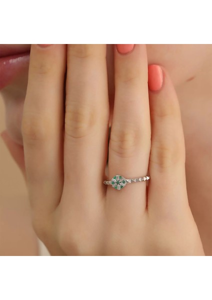 925 Ayar Ayarlanabilir Zirkon Taş Gümüş Yüzük Silver fiyatları