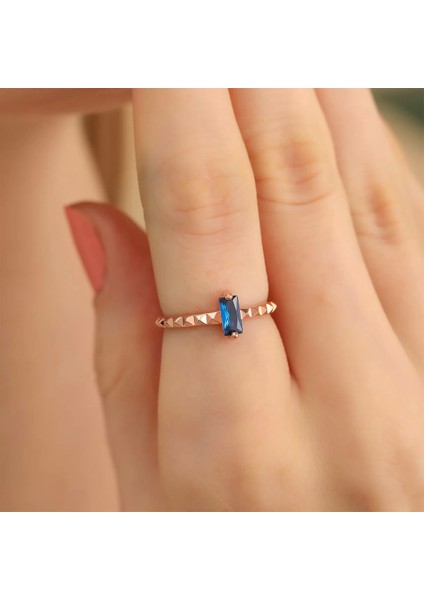 925 Ayar Gümüş Ayarlanabilir Yüzük Rose