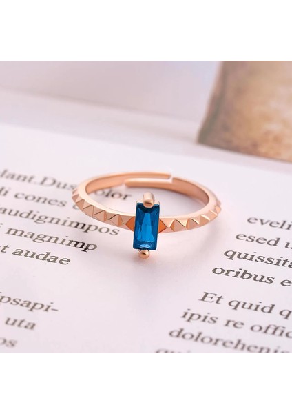 925 Ayar Gümüş Ayarlanabilir Yüzük Rose modelleri