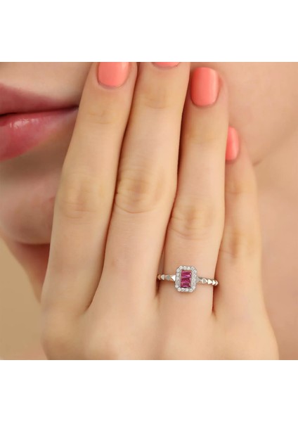 925 Ayar Zirkon Taş Süslemeli Baget Ayarlanabilir Gümüş Yüzük Silver fiyatları