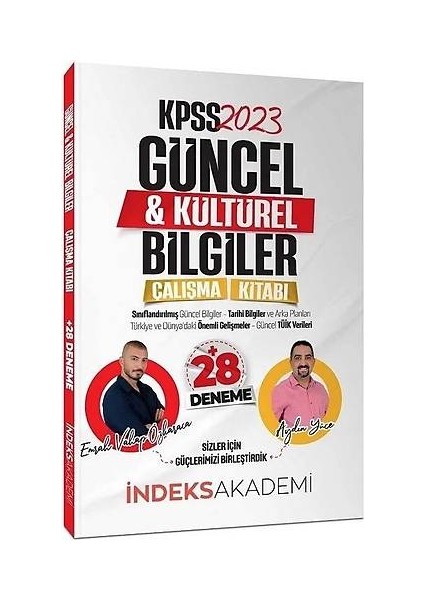 2023 KPSS Güncel ve Kültürel Bilgiler Çalışma Kitabı (28 Deneme Ilaveli)