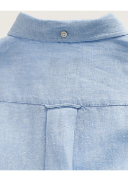 Erkek Lacivert Regular Fit Keten Gömlek 3230085.468 modelleri