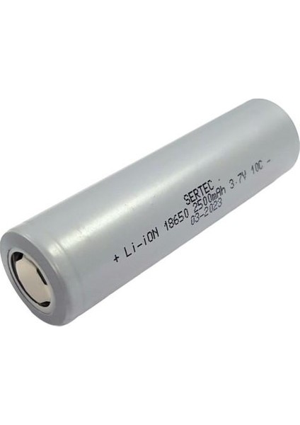 18650 3.7V 2500MAH 10C Lion Şarjlı Pil Başlıksız