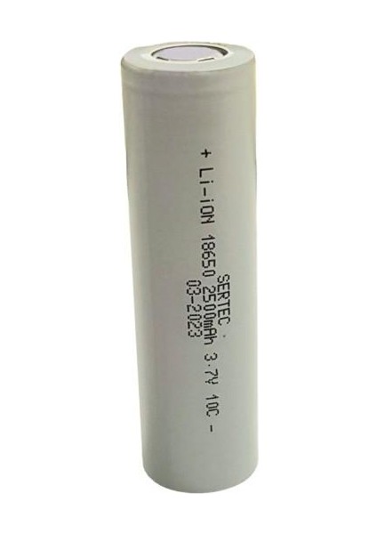 18650 3.7V 2500MAH 10C Lion Şarjlı Pil Başlıksız