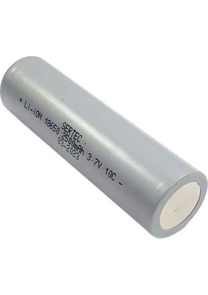 18650 3.7V 2500MAH 10C Lion Şarjlı Pil Başlıksız