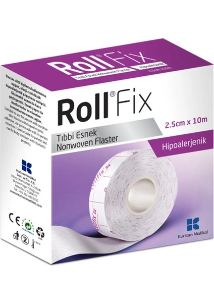 Fix Hipoalerjenik Esnek Fix Flaster 2.5 cm x 10 mt - 2 Kutu