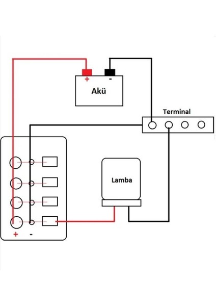 Switch Panel Izoleli Dikey 3 Lü 80X100 mm