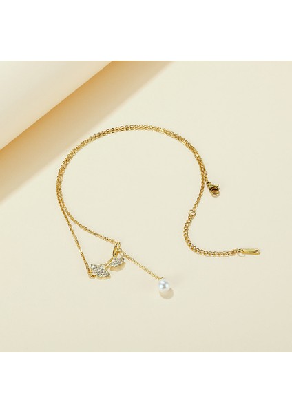 Niş Tasarımlı Kadınlar Için Ginkgo Yaprağı Şeklinde Kolye, Üst Düzey Ve Lüks Kolye Ucu Takıları (Yurt Dışından) fiyatları