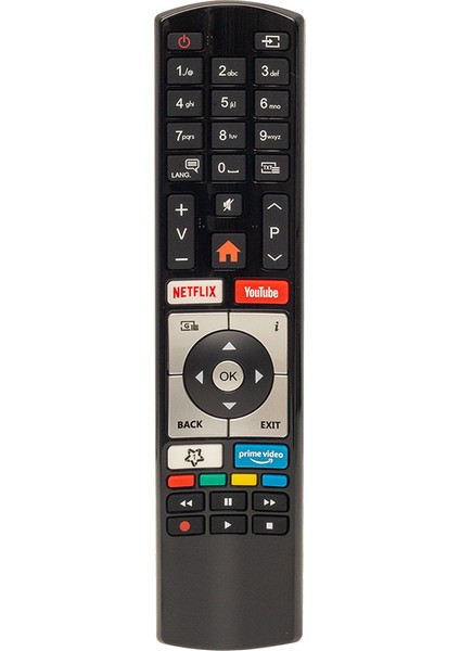 Netflıx-Youtube-Prime Video Tuşlu Lcd-Led Tv Kumanda Yazısız Kl Vestel RC4318P