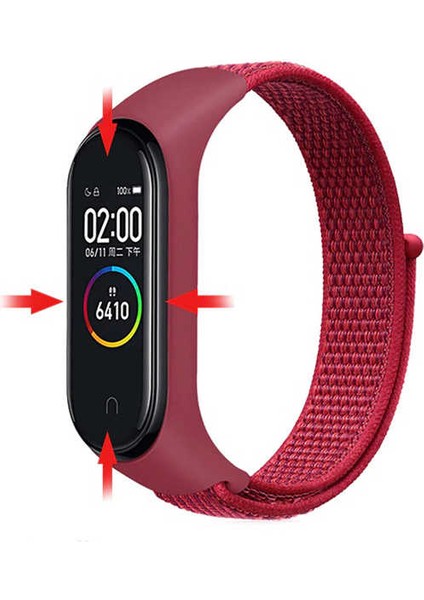 Xiaomi Mi Band 3 Kordonu Hasır Kordon Kayış Bileklik Krd-03 (No2)